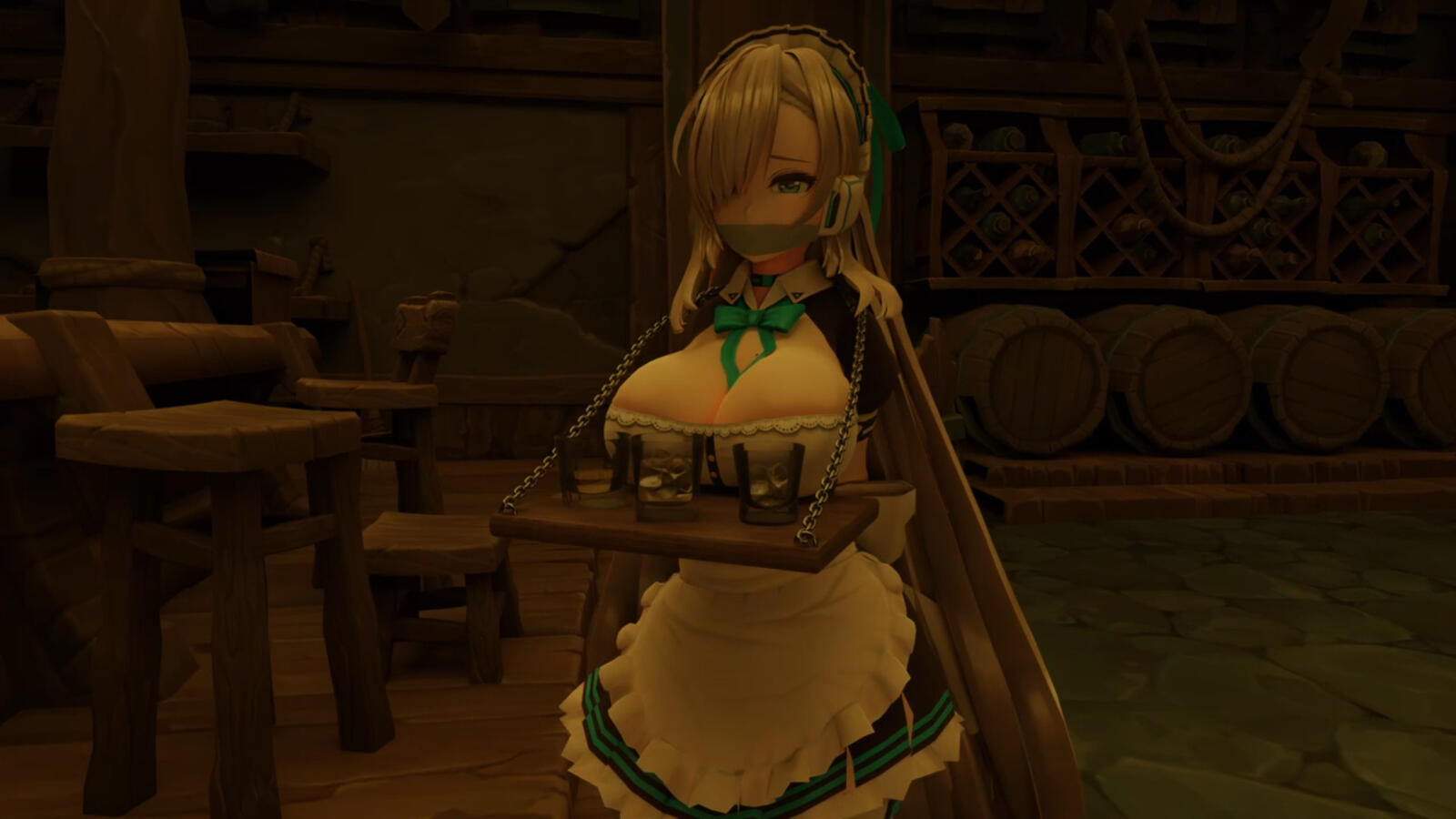 Asuna on clean up duty!